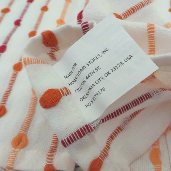 Multicolor Woven Boho Hand Towels Set Of 2 New - Picture 5 of 5